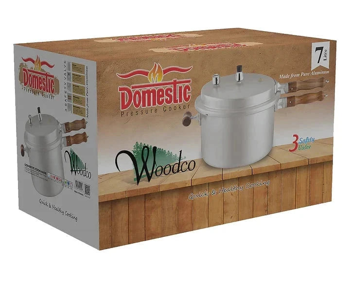 LM- Majestic Woodco Pressure Cooker 7 ltr Kitchen / dining majestic Cookware 